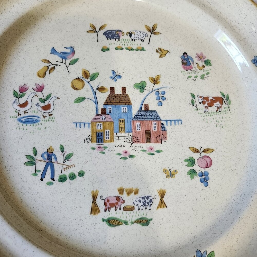 Vintage International Stoneware‎ Heartland 10¾" Dinner Plate #7774  Cottage Core - Picture 10 of 12